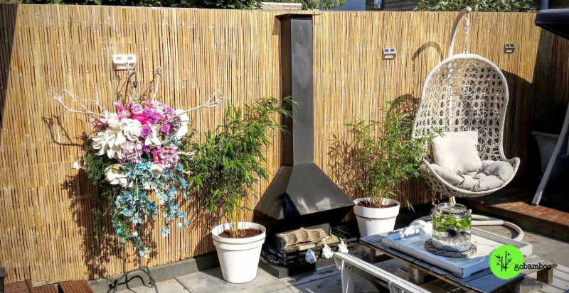 inspiracia bambusový plot